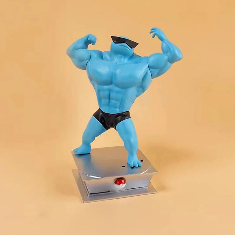 18cm Pokémon Figures – Gym Cartoon Fitness Muscle Action Figures (Charmander, Bulbasaur, Squirtle) Anime Fit Model Figurines Toys