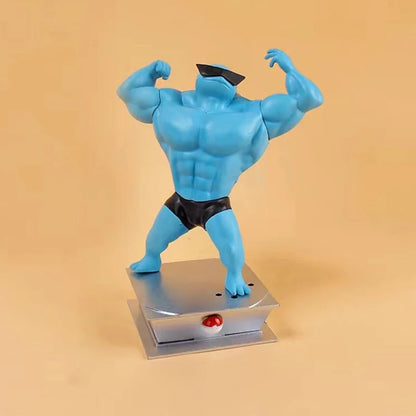 18cm Pokémon Figures – Gym Cartoon Fitness Muscle Action Figures (Charmander, Bulbasaur, Squirtle) Anime Fit Model Figurines Toys