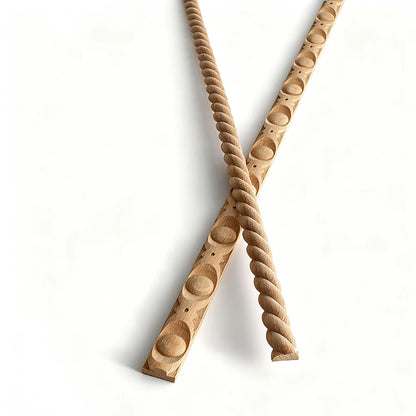 Appliques décoratives en bois moulé – Boiseries murales sculptées pour meubles, armoires, coins et décoration intérieure