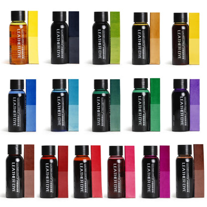 Pigmento para reparación de cuero de 30 ml – Restaurador de color y tinte para cuero curtido vegetal, zapatos, bolsos, muebles y manualidades de cuero.