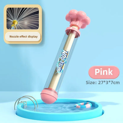 Pistolet à eau lance-feux d'artifice – Jouet aquatique à gâchette pour enfants, fêtes à la piscine, jeux de pelouse et jeux d'eau estivaux