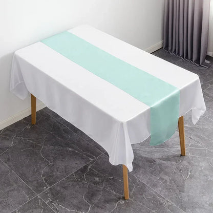 Luxury Satin Table Runner – Modern Elegant Pattern Table Decoration for Wedding, Birthday Party, Hotel, Banquet & Events