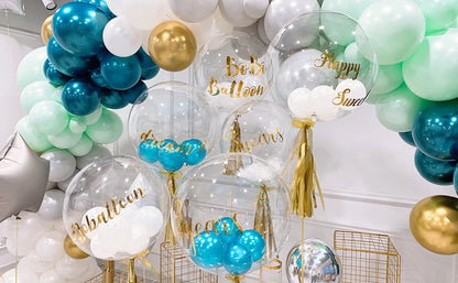 Globos de burbuja transparentes - Globos Bobo grandes transparentes para bodas, cumpleaños y decoraciones de fiesta