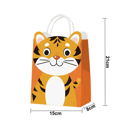 Bolsas de regalo de papel kraft de 5/10/25/50 piezas con asas – Bolsas de regalo y dulces de 10 colores para cumpleaños, bodas, baby showers y empaques de regalo