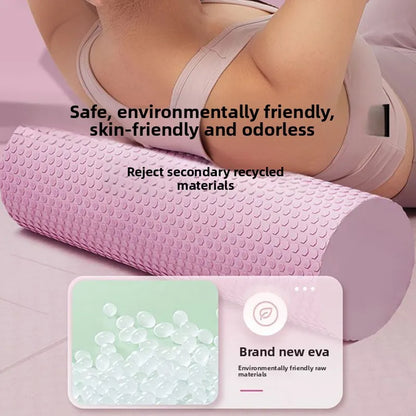 Rouleau de massage en mousse EVA haute densité pour yoga – Rouleau musculaire 30CM pour Pilates, yoga, récupération physique et exercices de gymnastique à domicile