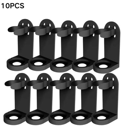 Soporte de Cepillo de Dientes Eléctrico Montado en la Pared – Estante de Plástico para Cepillos de Dientes de Baño, Organizador de Almacenamiento para Maquinillas de Afeitar, Accesorio de Baño que Ahorra Espacio para la Organización del Hogar y la Ducha