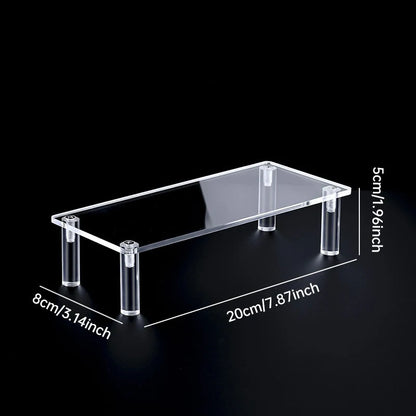 Support d'affichage en acrylique – Présentoir organisateur transparent à 1-5 niveaux pour parfums, poupées, figurines et objets de collection