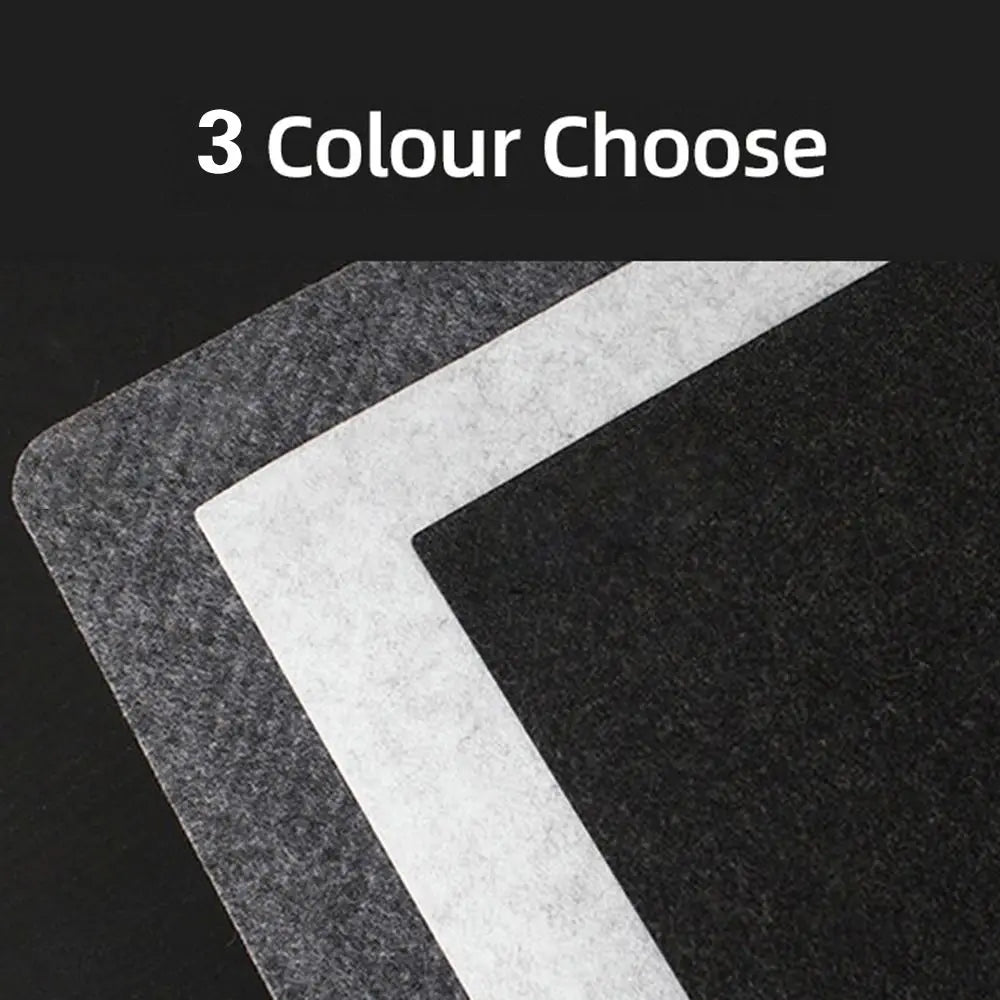 Large Wool Felt Desk Mat - Non-Slip Keyboard & Mouse Pad for Gaming, Office & Computer Desk Protection