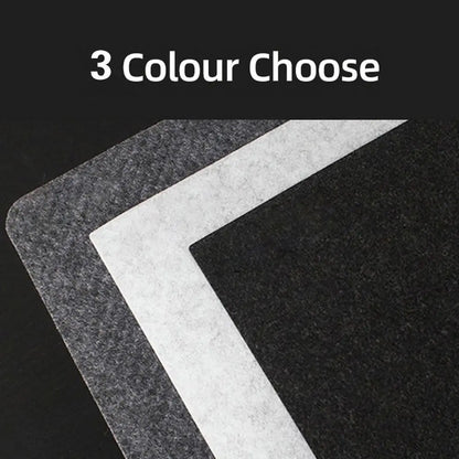Large Wool Felt Desk Mat - Non-Slip Keyboard & Mouse Pad for Gaming, Office & Computer Desk Protection