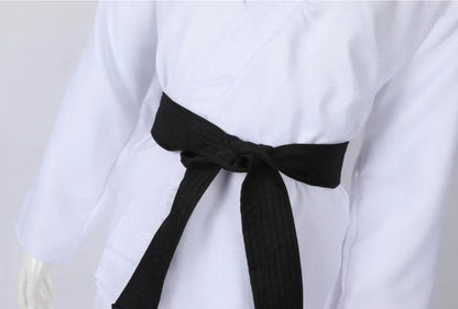 The Karate Kid Cobra Kai Cosplay Costume – Martial Arts Kimono Uniform with Headband, Taekwondo Training & Halloween Party Outfit