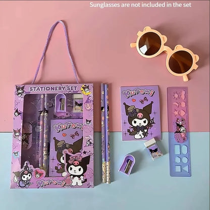 Sanrio Stationery Gift Box Set – 6-Piece Back to School Supplies Set for Students & Kids Reward Gift