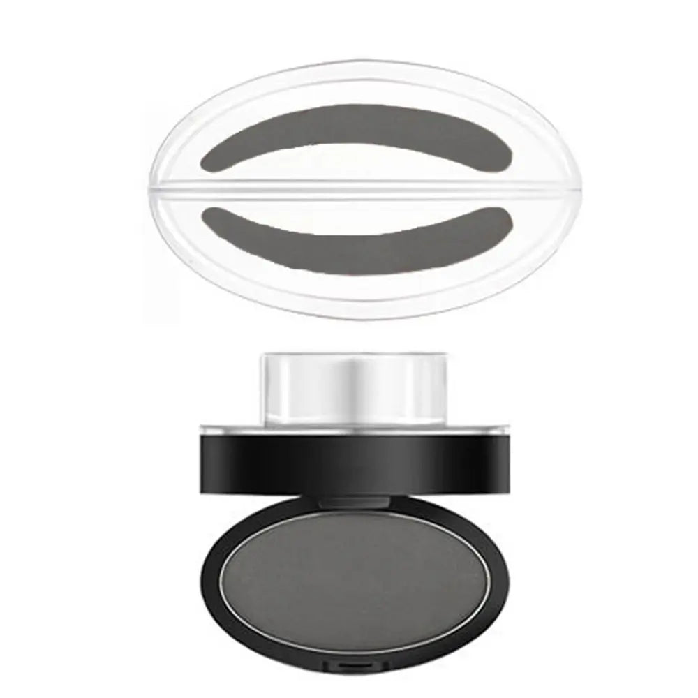Kit de sello de cejas – Paleta de polvo y herramienta de maquillaje con tinte de cejas para cejas de forma perfecta