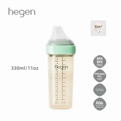 Hegen Original PPSU Baby Bottle Gift Set with Storage Lid, Pacifier & Water Bottle