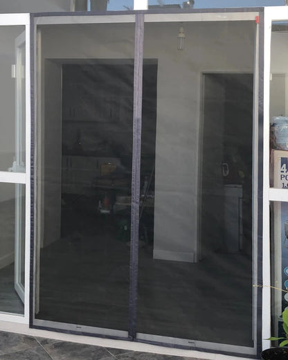 Mosquitera magnética a medida para puerta – Cortina de malla antinsectos con cierre automático