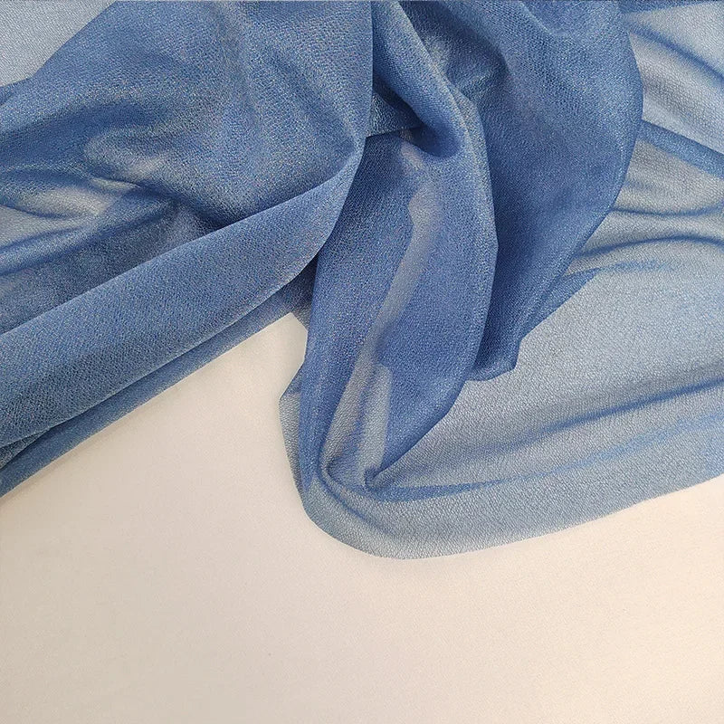 Camino de mesa de gasa - Decoración de arco de boda de tela de seda transparente | Decoración de mesa bohemia para cumpleaños y eventos