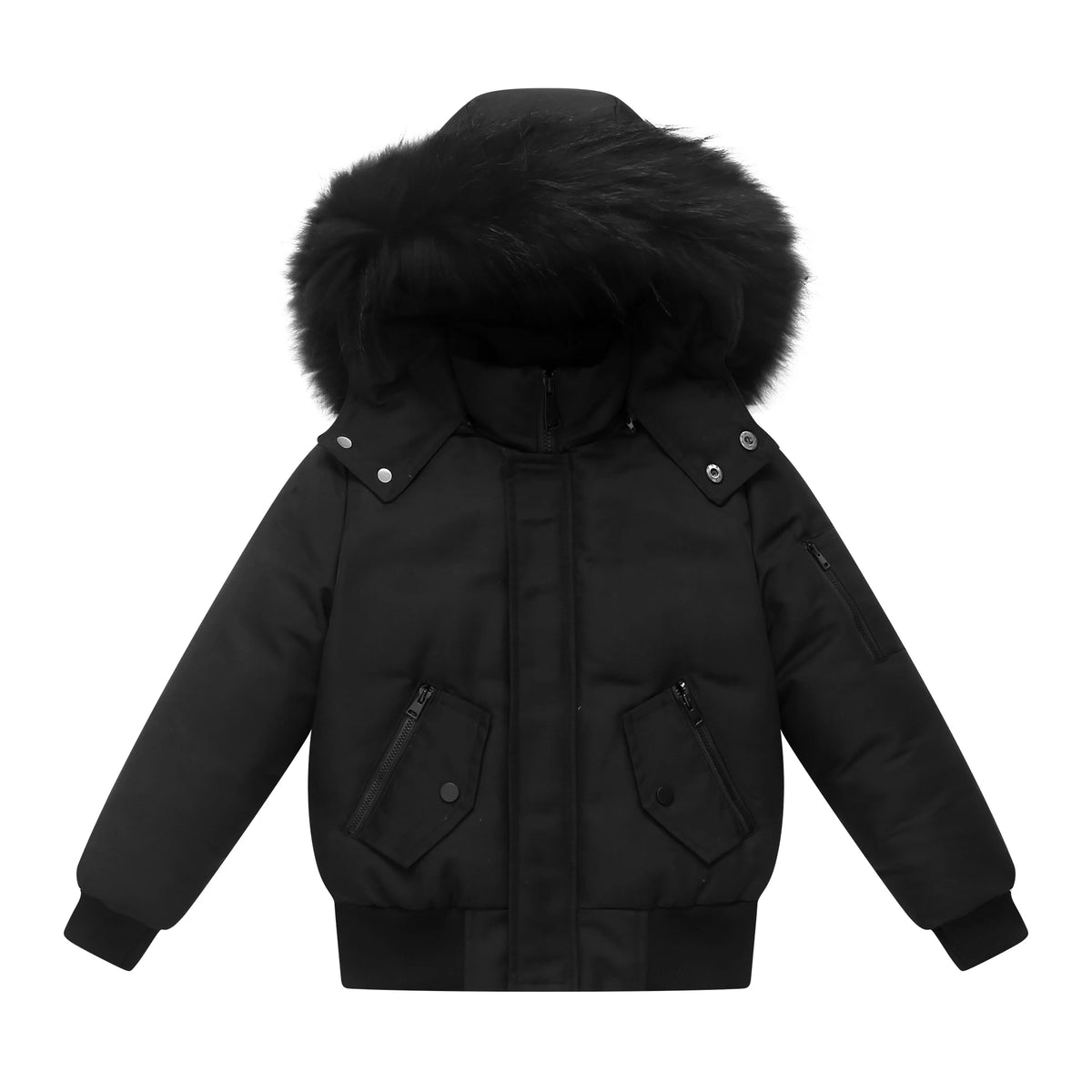 Unisex Winter Parka Coat for Boys, Girls and Men, Matte Family Matching Yeshiva Outerwear, Warm Children’s and Adult Winter Jacket