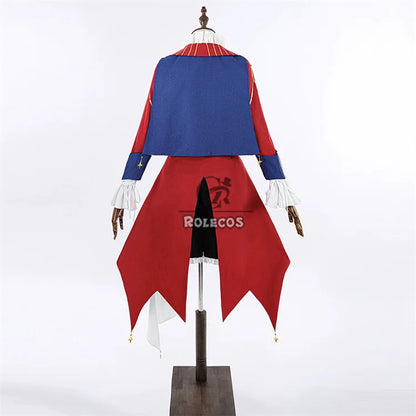 Genshin Impact Scaramouche Cosplay Costume – Fanart Digital Circus Style Roleplay Suit for Men, Halloween & Party Outfit