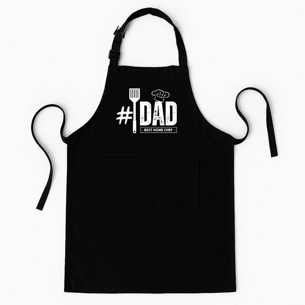 Best Dad Ever Apron – Father’s Day Cooking Gift for Daddy with Pockets, Kitchen Chef Apron AP-002
