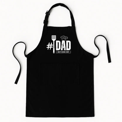 Best Dad Ever Apron – Father’s Day Cooking Gift for Daddy with Pockets, Kitchen Chef Apron AP-002