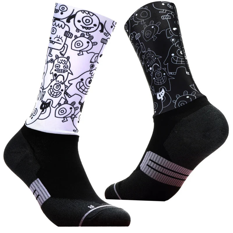 Professional Team Cycling Socks for Men & Women – Breathable MTB & Road Bike Racing Sports Socks