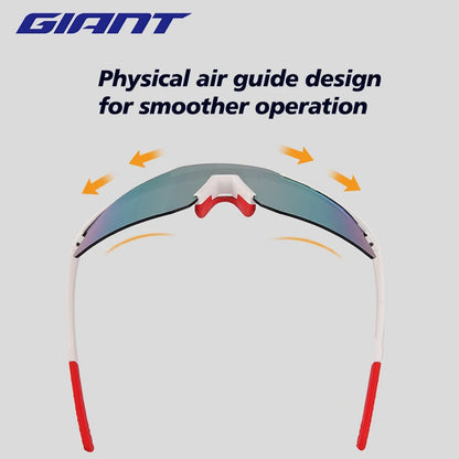 Cycling Sports Sunglasses – Giant UV400 Protective Glasses with Anti-Fog Lenses & Protective Case for Men & Women