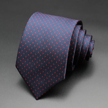 Corbata Floral de Puntos para Hombre – Corbata Casual de Moda Azul Roja Amarilla para Negocios, Bodas y Ocasiones Formales | Accesorio de Regalo