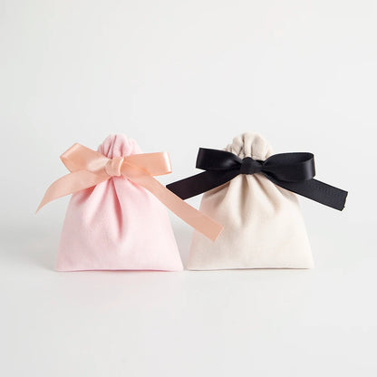 10 Bolsas de Terciopelo con Cordón – Bolsitas de Regalo con Cinta 10x12cm para Empaque de Joyas, Recuerdos de Boda, Almacenamiento de Viaje y Dulces