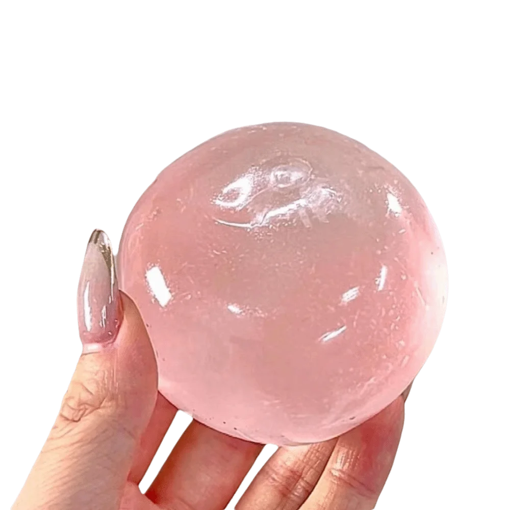 Blue Coconut Oil Squishy Ball – Soft Transparent Quick-Rebound Squeeze Toy, Slow Rising Stress Relief Maltose Squishy Fidget Toy