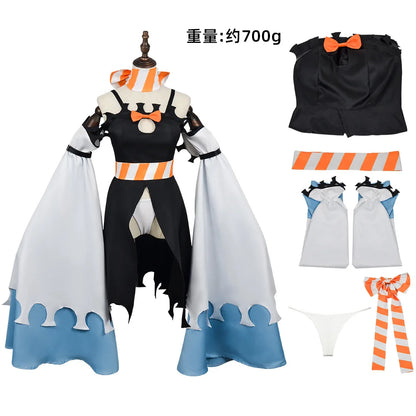 Comic & Anime Ghost Amor Amor Cosplay Costume | Game & Anime Exhibition Outfit | Comic Con Cosplay Suit
