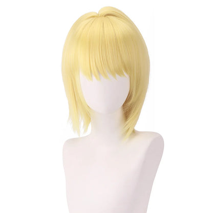 Synthetic Cosplay Wig – Gold Rooted Fiber (Ku-ra Inspired Anime Roleplay Hairpiece, Party Costume Wig)