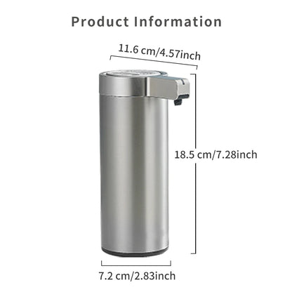 270ml Automatic Touchless Soap Dispenser – Smart Infrared Sensor Liquid Soap Dispenser with 304 Stainless Steel for Kitchen & Bathroom