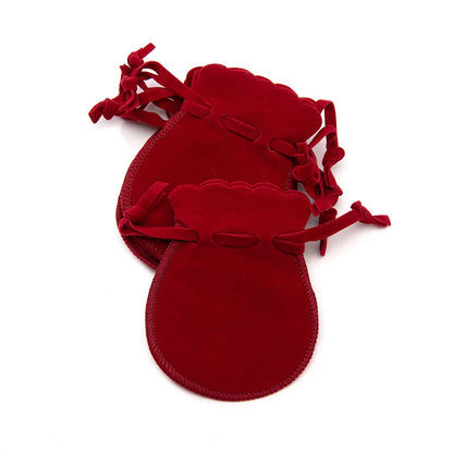 10PCS Velvet Drawstring Jewelry Pouches for Rings, Earrings, Gifts, Candy & Retail Packaging