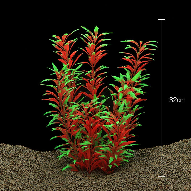 Artificial Aquarium Plants – Plastic Aquatic Underwater Plants for Fish Tank Decoration, Aquascaping & Aquarium Accessories