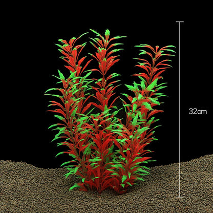 Artificial Aquarium Plants – Plastic Aquatic Underwater Plants for Fish Tank Decoration, Aquascaping & Aquarium Accessories