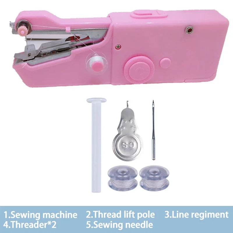 Mini Machine à Coudre Portable – Outil de Couture Rapide sans Fil pour Réparations de Vêtements et Projets de Bricolage
