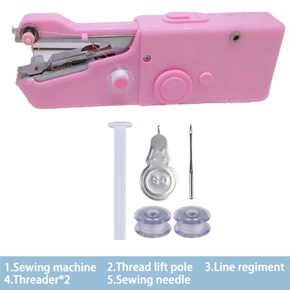 Mini Machine à Coudre Portable – Outil de Couture Rapide sans Fil pour Réparations de Vêtements et Projets de Bricolage