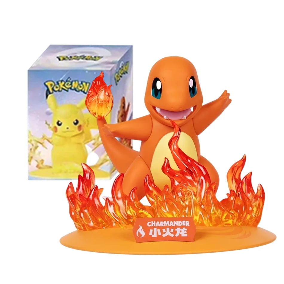 12 Pokémon Action Dolls – Pikachu Blind Box Anime Model Desktop Decorations, Pokémon Toys for Children’s Birthday Gifts
