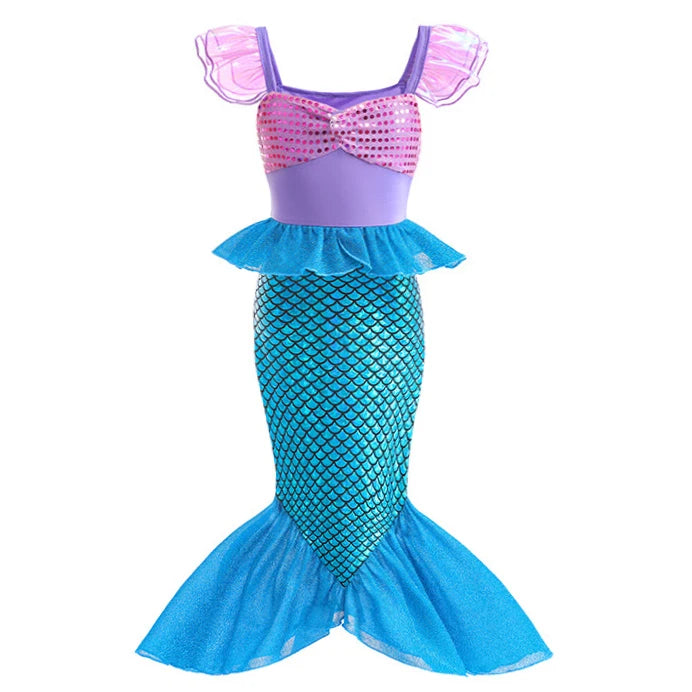 Vestido de disfraz de princesa para niña – Traje de fiesta de cuento de hadas para Halloween, carnaval y regalos de cumpleaños