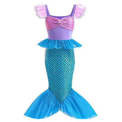 Vestido de disfraz de princesa para niña – Traje de fiesta de cuento de hadas para Halloween, carnaval y regalos de cumpleaños