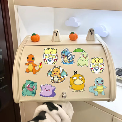 Pokémon DIY Puzzle Sticker Set – 16/32pcs Make-a-Face Cartoon Jigsaw Toys for Kids (Pikachu & Charizard)