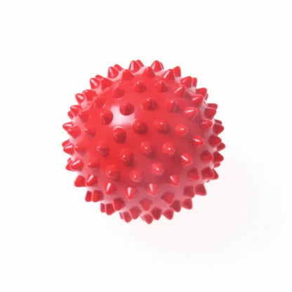 Balle de massage à picots en PVC de 7 cm – Balle de physiothérapie rigide pour soulager la fasciite plantaire, la récupération musculaire, la musculation et le massage sportif