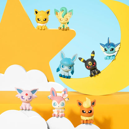 Pokémon Anime Poké Ball Action Figures – Mini Dolls (Dragonite, Sylveon, Gengar, Vulpix) Genuine Original Model Ornament Toy Gift