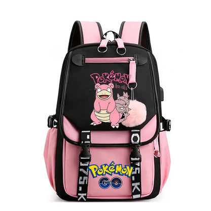 Sac à dos pour enfants grande capacité inspiré des animes | Cartable pour garçons et filles avec compartiment pour ordinateur portable