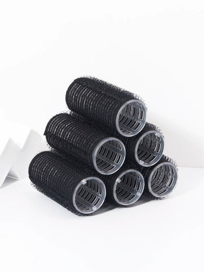 6PCS Heatless Hair Curler Set – Self-Gripping Roller Curlers for DIY Hair Styling, Reusable Hairdressing Tools for Natural Hair & Wigs