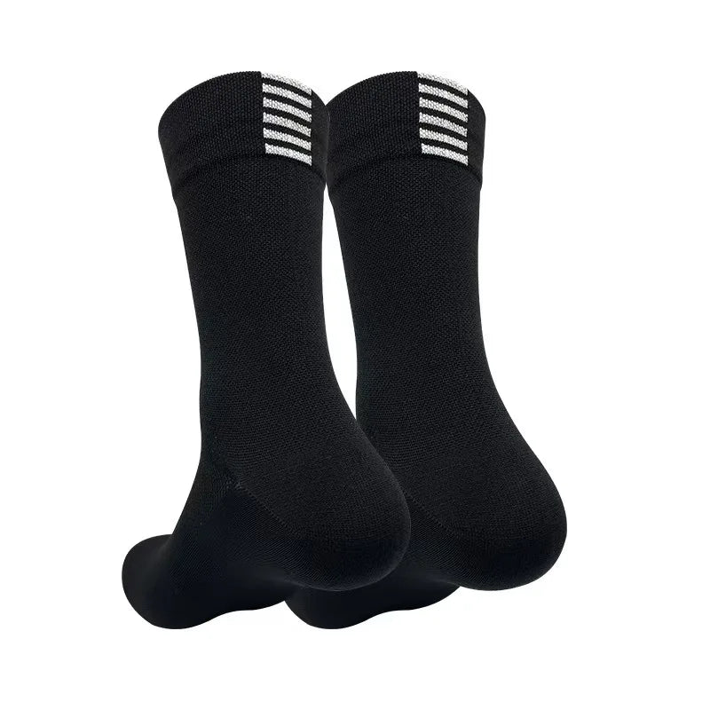 Professional Cycling Socks – Quick-Dry Long Tube Sports Socks for Men & Women