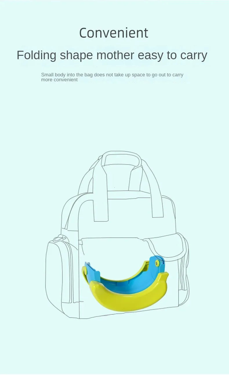 Asiento Plegable de Entrenamiento para Inodoro de Bebés – Entrenador Portátil de Inodoro para Niños y Niñas, Asiento de Viaje Fácil de Limpiar