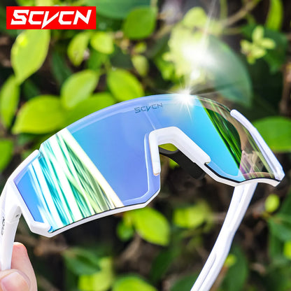SCVCN Cycling Sunglasses – UV400 Sports Eyewear for Men & Women, Road Bike & Outdoor Glasses for Driving, Mountain Climbing & Cycling