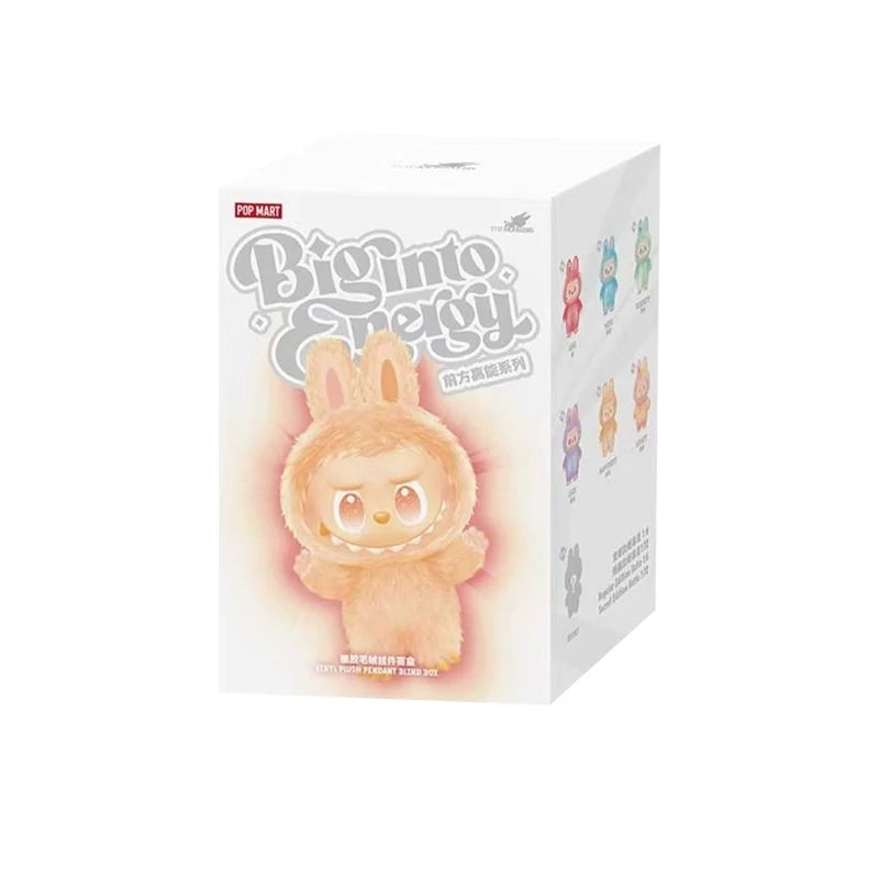 POP MART Labubu Big Into Energy Peluche Boîte Mystère – Jouet Figurine Souple de Collection Officiel & Décoration d'Intérieur