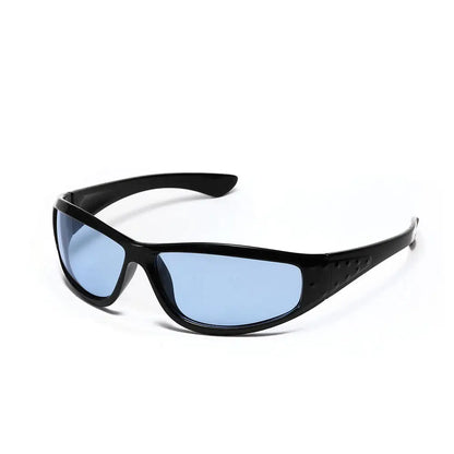 Y2K Silver Hollow-Out Sunglasses – Futuristic Metallic Fashion Eyewear for Women & Men, Trendy Tech-Inspired Shades