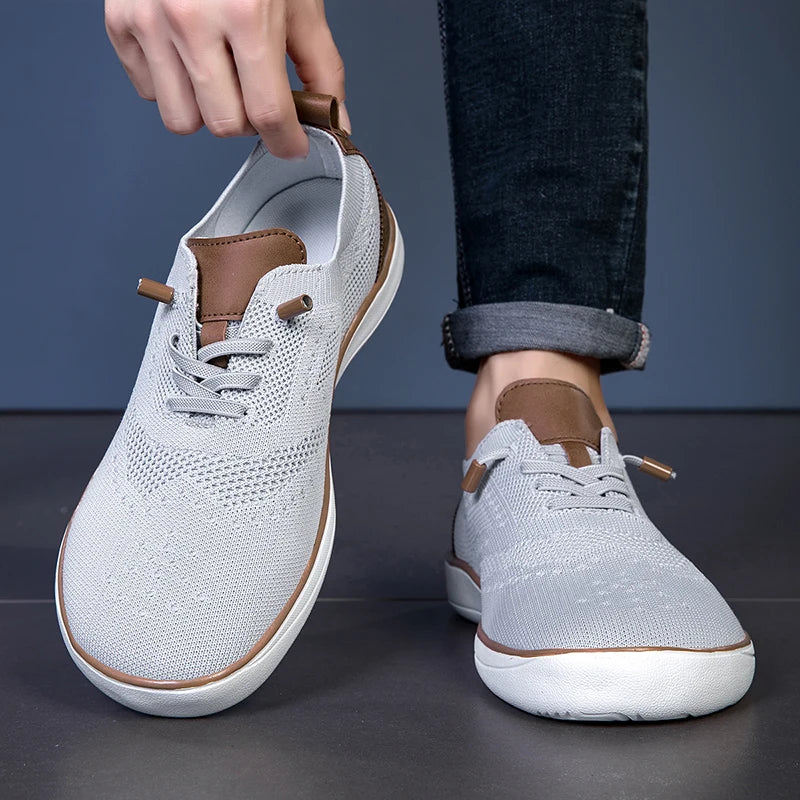Chaussures de marche larges pour hommes – Baskets décontractées extra larges, chaussures confortables, légères et souples pour pieds larges